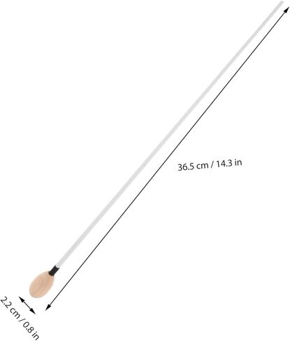 عصا توصيل احترافية بمقبض من الخشب الصلب لمديري الموسيقى وقادة السمفونية وموصلات الكورال، قبضة متينة ومريحة للتحكم الدقيق في الموسيقى in Kuwait