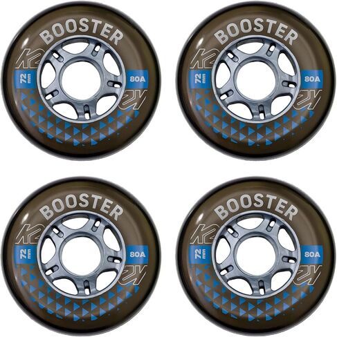 عجلات تزلج مضمنة K2 Booster 80a بني/أزرق in Saudi Arabia