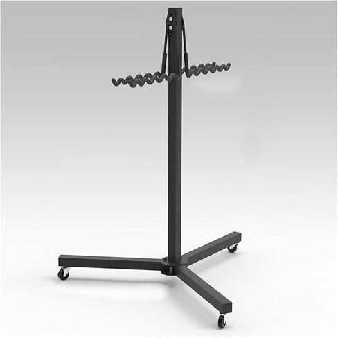 Mobile Badminton Racket Display Storage Rack Hold 12 Rackets Portable Sports Equipment Storage Cart in Saudi Arabia