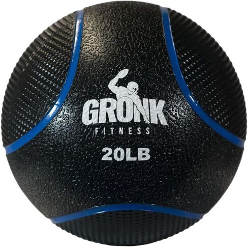 Gronk Fitness Premium Medicine Ball | Non-Slip Weighted Medicine Ball | Great Wall Ball for Full Body Workouts | Perfect for Strength & Conditioning Exercises in Saudi Arabia