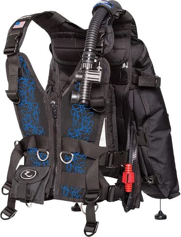 Zeagle Zena Scuba Bcd لوحات أمامية زهرية S أكوا بلو زهري in Saudi Arabia