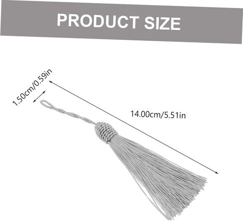 Totority Durable Thumb Piano Tremolo Chain Tone Kalimba Tassel Decor DIY Accessory for Enhanced Musical Performance in Saudi Arabia