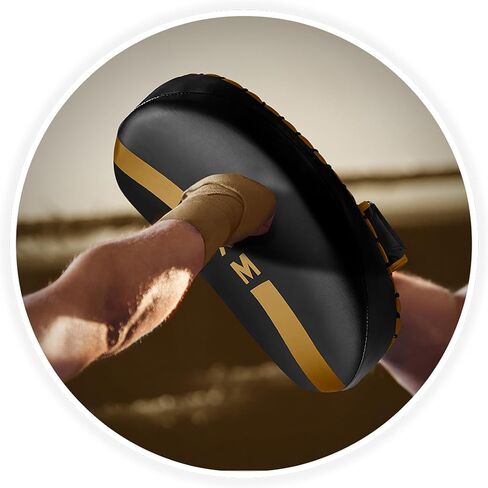 وسادات DXM SPORTS Muay Thai Pads لمعدات الكيك بوكسينغ، وسادات تدريب فنون الدفاع عن النفس لفنون القتال المختلطة، والتايكوندو، والكاراتيه - مثالية للركلات والركبتين واللكمات في تدريب الفنون القتالية (وسادة واحدة فقط) in Kuwait