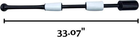 Sliding-Block Baseball Training Bat Swing Trainer Bat Softball Training Aid Hitting/Swinging Trainer Black and White Baseball/Softball bat in Saudi Arabia