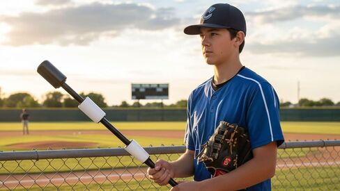 Sliding-Block Baseball Training Bat Swing Trainer Bat Softball Training Aid Hitting/Swinging Trainer Black and White Baseball/Softball bat in Saudi Arabia
