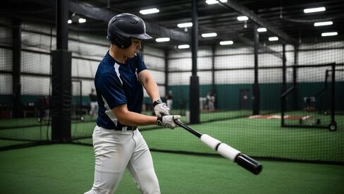 Sliding-Block Baseball Training Bat Swing Trainer Bat Softball Training Aid Hitting/Swinging Trainer Black and White Baseball/Softball bat in Saudi Arabia