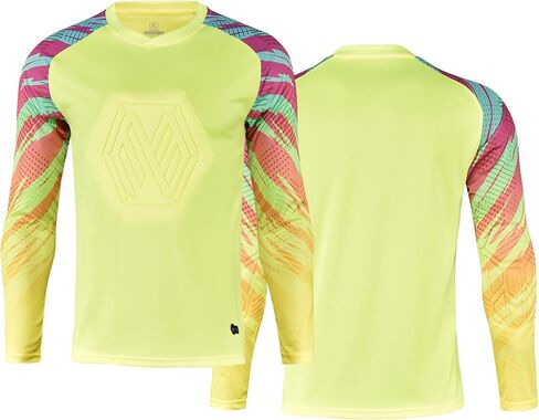 Children's Goalkeeper Goalkeeper Jersey Soccer Jersey Set with Sponge Youth Adult Customized Team Logo in Saudi Arabia