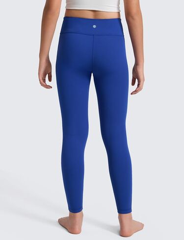 CRZ YOGA Butterlift Full Length No Front Seam Yoga Leggings for Girls - Athletic Sports Casual Pants Tights Kids Teen in Saudi Arabia