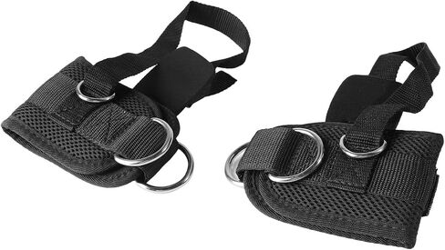 Ankle Straps for Cable Machines, Ankle Straps with D, Comfortable Polyester Foot Support for Leg Extension, Hip Abductors, and Glute Workouts, Includes Buckle in Saudi Arabia