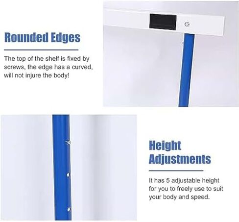 Adjustable Height Hurdles - Speed Training Equipment for All Ages - Track & Field Obstacle Course Jumping Bars (Set of 3, 45 inches) - Perfect for Drills and Sports Training in Saudi Arabia