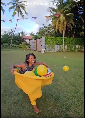 Granny Pants Yard Game with Balls Freaky Wonder Pant Giant Back Yard Outdoor Toss and Catch Ball Game Adults Family Garden Lawn Backyard Play Fun Games Summer Beach Party Camping Activities in Saudi Arabia