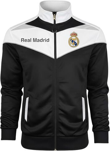 Real Madrid Legacy Track Jacket – Adult Sizes, Official R. Madrid Zip-Up Training Jacket in Saudi Arabia