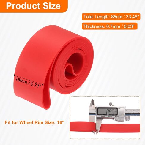 HARFINGTON Bicycle Rim Strip for Bike Tire Puncture Proof TPU Bicycle Inner Tube Flat Protector Tire Liner for Mountain and Road Bicycle in Saudi Arabia