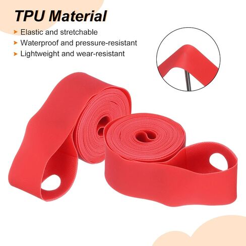 HARFINGTON Bicycle Rim Strip for Bike Tire Puncture Proof TPU Bicycle Inner Tube Flat Protector Tire Liner for Mountain and Road Bicycle in Saudi Arabia