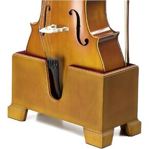 Ktaxon Cello Stand with Bow Holder, Full Size Cello Stand with Plush Velvet Protection, Non Slip Rubber Base, Premium Basswood Frame, Securely Upright Design & Warm Wood Tone (Natural) in Kuwait