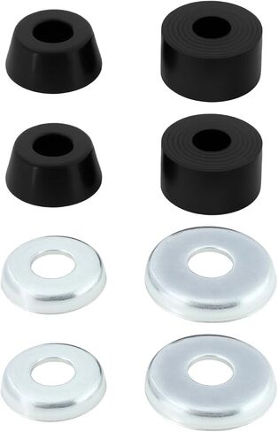 Create idea 1 Set 95A Hard Skateboard Bushings Cylinder Cushions Compatible with Independent Trucks Compatible with Venture Skateboard Black in Saudi Arabia