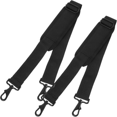 POPETPOP 2PCS حقيبة أدوات متميزة أشرطة الكتف مبطنة أحزمة حالة الغيتار دائم للكمان التشيلو واستبدال أكثر ملاءمة للأشرطة المكسورة اللون الأسود in Saudi Arabia