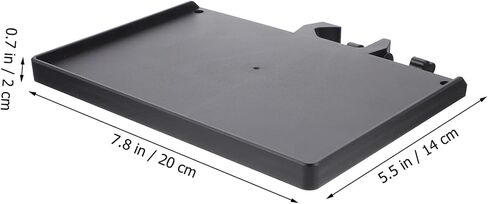 Generic 2 قطعة ABS المشبك صينية لحامل الميكروفون حامل تخزين ثابت للبث المباشر وتسجيل الكاريوكي ملحقات أسود متين لبطاقة الصوت in Saudi Arabia