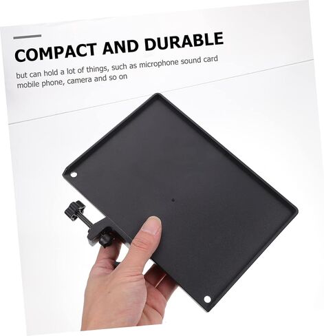 ibasenice 2pcs Live Sound Card Tray Abs Clamp Rack Stand Microphone Holder with Raised Edge Stable High Load Capacity Suitable for Small Accessories Like Harmonicas Phones Picks Cameras in Saudi Arabia