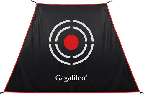 Gagalileo Golf Target Cloth Replacement : Portable Easy Setup with S-Hooks & Ropes, All Golfers Training Accuracy for Backyard & Garage Trapezoid Shape for Golf Tent Net in Saudi Arabia