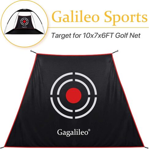 Gagalileo Golf Target Cloth Replacement : Portable Easy Setup with S-Hooks & Ropes, All Golfers Training Accuracy for Backyard & Garage Trapezoid Shape for Golf Tent Net in Saudi Arabia