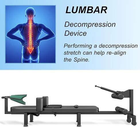 سرير جر لكامل الجسم للياقة البدنية، طاولة جر لتدليك عنق الرحم وسرير جر قطني، آلة تخفيف الضغط المطاطية لتخفيف التوتر، تمدد أسفل الظهر in Kuwait