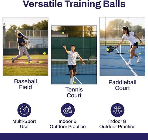 Plastic Baseballs 12-Pack - Full-Size 2.87" Bucket of Baseballs & Softballs for Realistic Practice - Durable Baseball Practice Balls with Mesh Bag - Ideal Baseball Training Indoor Outdoor in Saudi Arabia