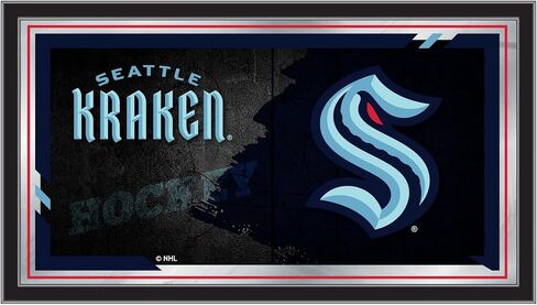 HBS Officially Licensed NHL Seattle Kraken Wall Mirror in Saudi Arabia
