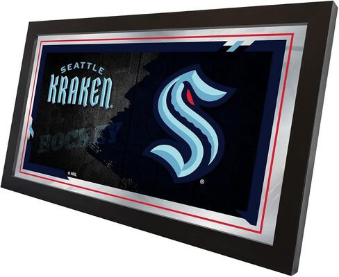 HBS Officially Licensed NHL Seattle Kraken Wall Mirror in Saudi Arabia