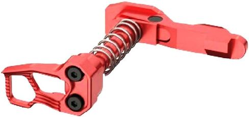 Ambidextrous Magazine Release AR M4 Aluminum CNC Process Tactical Competitive Style Multiple Colors are Available for AEG Accessory (Red) in Saudi Arabia