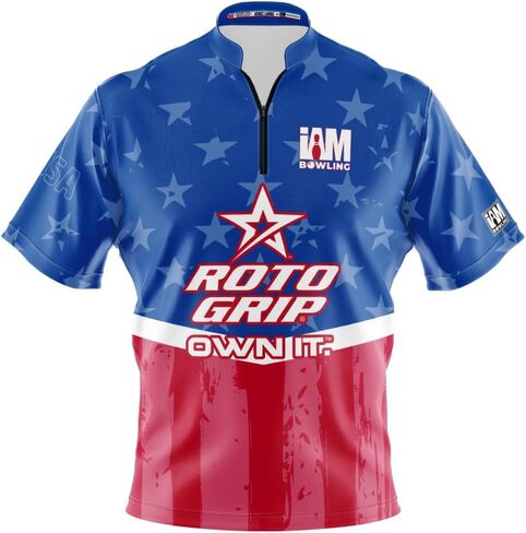 Logo Infusion I AM Bowling Jersey ياقة وشاح بأكمام قصيرة 2080-RG صنع في الولايات المتحدة الأمريكية ROTO Grip in Saudi Arabia