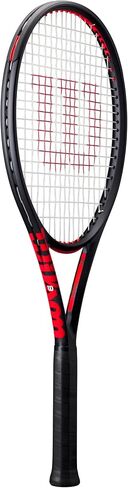 مضرب تنس ويلسون كلاش 100 لتر V3 Strung للبالغين - حجم المقبض 2-4 1/4 بوصة، مربوط بإحساس 16 طبيعي عند توتر متوسط ​​المدى in Saudi Arabia