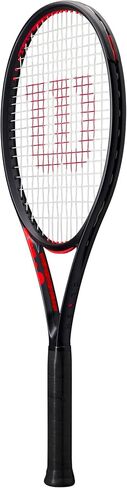 مضرب تنس ويلسون كلاش 100 لتر V3 Strung للبالغين - حجم المقبض 2-4 1/4 بوصة، مربوط بإحساس 16 طبيعي عند توتر متوسط ​​المدى in Saudi Arabia