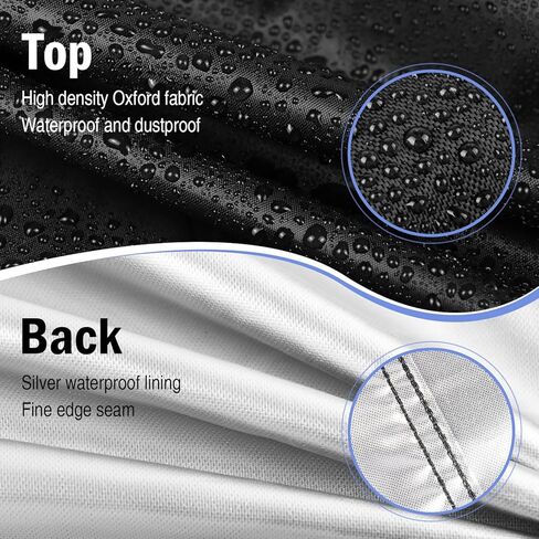 Round Kids Trampoline Cover for 55" Round Kids Trampoline, Heavy Duty Waterproof Outdoor Jumping Bed Cover, Weatherproof Cover, Toddler Trampoline Protective Covers (Black) in Kuwait