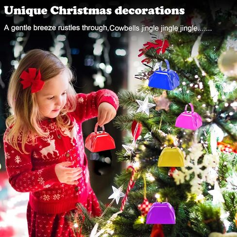 4 عبوات من أجراس البقر لألعاب كرة القدم، 3 بوصة من أجراس البقر الإيقاعية اليدوية صانعة الضوضاء للأحداث الرياضية، صانعة الضوضاء العالية، جرس بقرة معدني مع مقبض لتشجيع حفلات الزفاف والاحتفالات in Kuwait