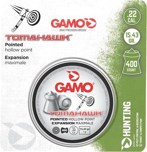 Gamo Tomahawk Pointed Hollow Point .22 Cal. Pellet Air Rifle Ammunition in Saudi Arabia