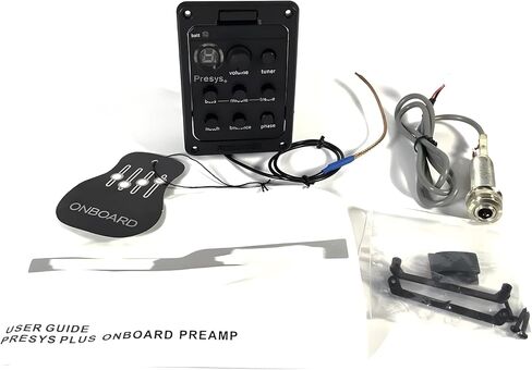 Compatible with 201 Folk Guitar Pickup Preamplifier EQ Electric Box Equalizer in Saudi Arabia