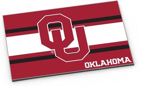Aminco NCAA Team Logo 4.75" x 3.25" Striped Magnet (Ohio State Buckeyes) in Saudi Arabia