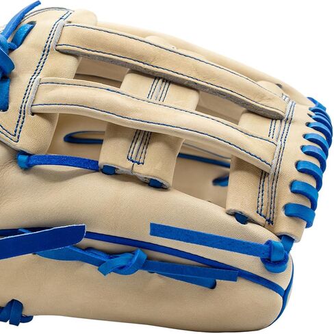 قفاز البيسبول SSK Z7 Specialist Outfield - 12.5 بوصة - 12.75 بوصة - غطاء لليد اليمنى واليسرى (12.5 بوصة - غطاء لليد اليمنى، جملي/ملكي) in Saudi Arabia