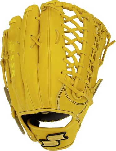 SSK Z7 Specialist Outfield Baseball Glove –12.5" - 12.75" – Right & Left Hand Throw (12.75" - Right Hand Throw, Yellow Tan) in Saudi Arabia