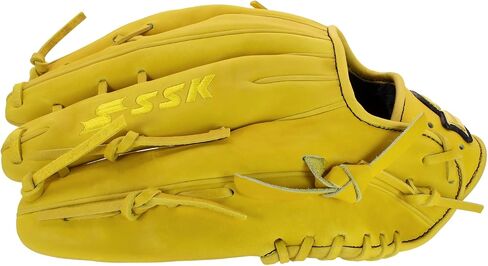 SSK Z7 Specialist Outfield Baseball Glove –12.5" - 12.75" – Right & Left Hand Throw (12.75" - Right Hand Throw, Yellow Tan) in Saudi Arabia