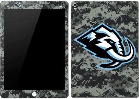 ملصق Skinit للكمبيوتر اللوحي متوافق مع iPad Pro 9.7in - تصميم نمط شعار NHL Utah Mammoth المرخص رسميًا in Kuwait