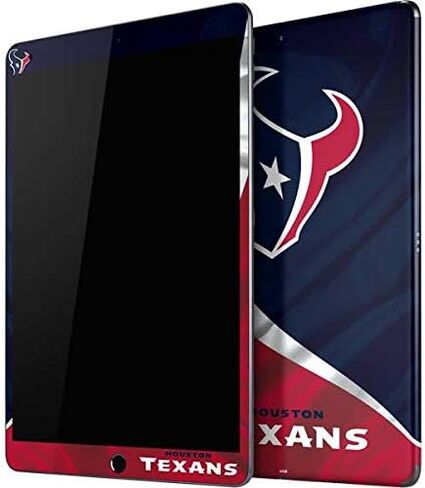 غلاف جهاز لوحي من Skinit متوافق مع iPad Air - تصميم مرخص رسميًا من الدوري الوطني لكرة القدم الأمريكية NFL Houston Texans in Saudi Arabia