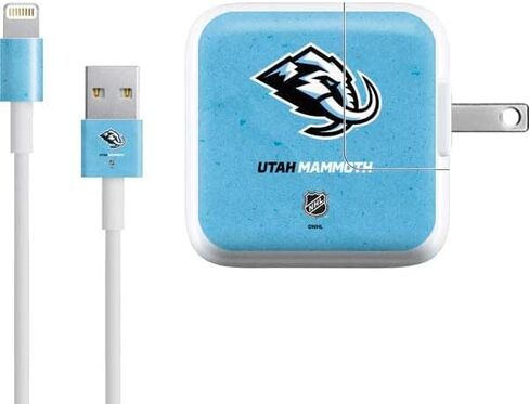 ملصق Skinit غلاف آخر متوافق مع شاحن iPad (10W USB) - تصميم NHL Utah Mammoth DigiCamo المرخص رسميًا in Saudi Arabia