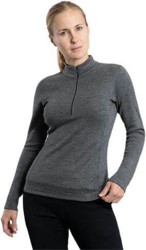 Women's Alpaca Wool Base Layer: 230 Lightweight Half-Zip in Saudi Arabia