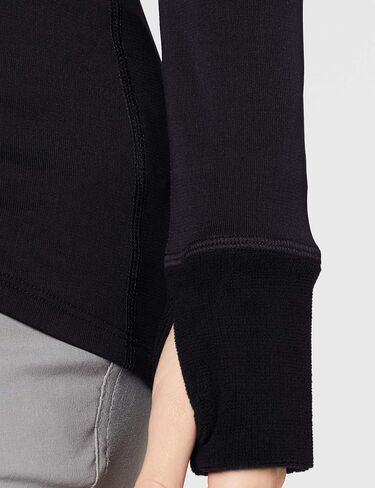 سترة Marmot النسائية Polartec Baselayer ½-Zip من الصوف، أسود، X-Small in Saudi Arabia