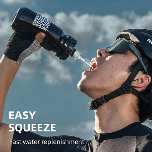 ROCKBROS Bike Water Bottle BPA-Free Squeeze Water Bottle 20 oz in Saudi Arabia