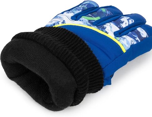 Kids Ski Gloves Water-Resistant Winter Warm Glove for Boys Girls Cold Weather Outdoor Snowboard 4-7 Y in Saudi Arabia