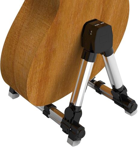 حامل جيتار بإطار من سبائك الألومنيوم قابل للطي مع بطارية ليثيوم 3.7 فولت 1200 مللي أمبير في الساعة، بطاقة TF، للقيثارات الصوتية والكهربائية in Kuwait