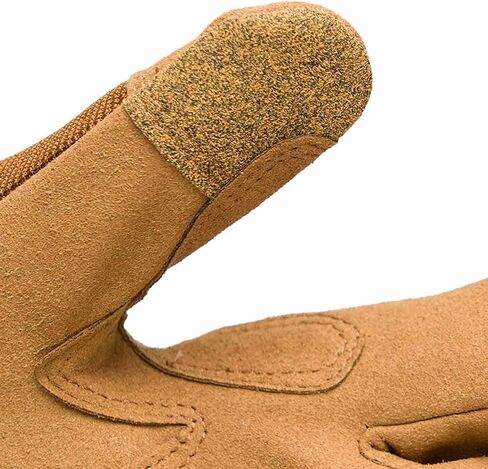 قفاز الرماية المطاطي من SCENTBLOCKER مع راحة اليد الجلدية وغطاء مطاطي متين (بني ذئب البراري) in Kuwait